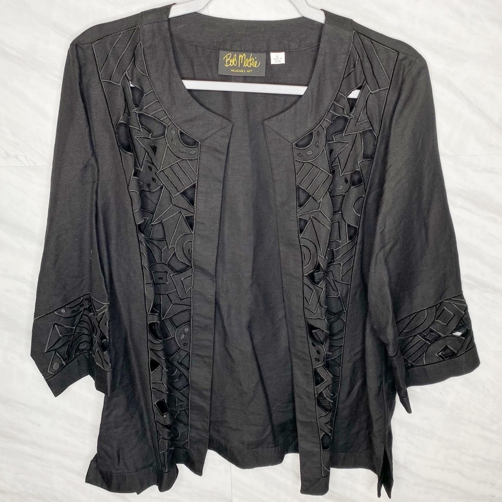 Bob Macki Cut-out Cardigan Large